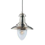 Baby Fisherman Satin Silver Pendant Lamp