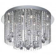 Beatrix 8 Light Semi Flush Ceiling Light Polished Chrome