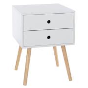 Outwell Scandia Bedside Cabinet With Wood Legs And 2 Drawers