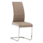 Sako Faux Leather Dining Chair In Cappuccino