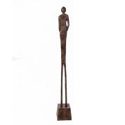 Augusta Aluminium Female Body Sculpture In Antique Brown