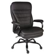 Godley Leather Home And Office Chair In Black