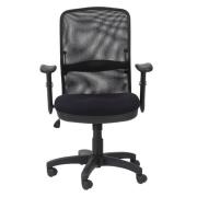 Dion Fabric Home And Office Chair In Black