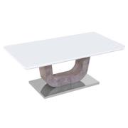 Ceibo High Gloss White Glass Coffee Table