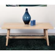 Bergen Wooden Rectangle Coffee Table In Light Oak