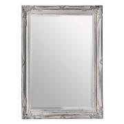 Dicrona Rectanuglar Wall Mirror In Distressed White