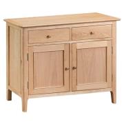 Nassau Wide Wooden 2 Doors 2 Drawers Sideboard In Natural Oak