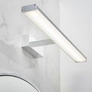 Axis Frosted Plastic Wall Light In Chrome