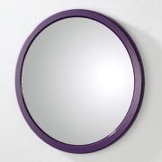 Corpus Wall Mirror In Blackberry High Gloss