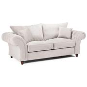 Winston Fabric 3 Seater Sofa In Stone