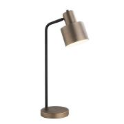 Mayfield Task Table Lamp In Dark Bronze And Matt Black