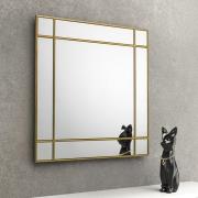 Fabron Square Wall Mirror In Gold