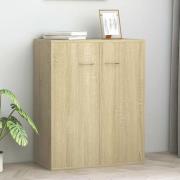 Sassy Wooden Sideboard With 2 Doors In Sonoma Oak