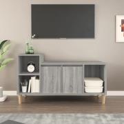 Novato Wooden TV Stand With 2 Doors In Grey Sonoma Oak