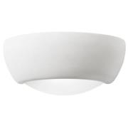 Elvira Unglazed Ceramic Wall Light In White