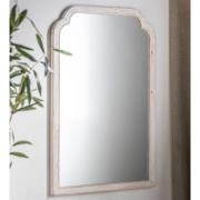 Estero Portrait Wall Mirror In White Firwood Frame