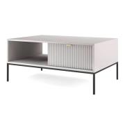 Napa Wooden Coffee Table With 1 Drawer In Matt Grey