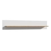 Belgin Wooden Wall Shelf In Riviera Oak And White