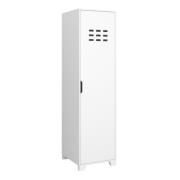 Luna Wooden Wardrobe With 1 Door In Pure White