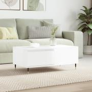 Caen High Gloss Coffee Table With 1 Drawer In White