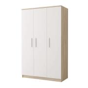 Oxnard Wooden Wardrobe With 3 Doors In Sonoma Oak