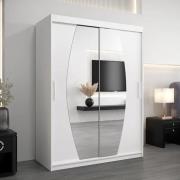 Eden Mirrored Wardrobe 2 Sliding Doors 150cm In Artisan Oak