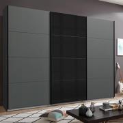 Ernesto Sliding Door Large Wooden Wardrobe In Graphite