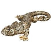 Ocala Polyresin Gecko Tarentola Sculpture Small In Gold