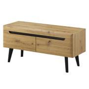 Newry Wooden TV Stand With 2 Drawers In Artisan Oak