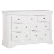 Macon Wooden Chest Of 7 Drawers In White