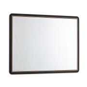 Dileta Wall Mirror In Brown Wooden Frame