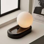 Calella Table Lamp With Black High Gloss Ceramic Base