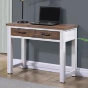 Savona Wooden Hidden Laptop Desk In Oak And White