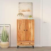 Ealing Acacia Wood Highboard With 2 Doors In Natural