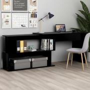 Fowey Wooden Laptop Desk Corner In Black