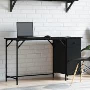 Crewe Wooden Laptop Desk With 1 Door In Black