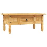 Croydon Wooden Coffee Table With 1 Drawer In Brown