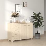 Hull Wooden Sideboard With 2 Doors 4 Drawers In Brown