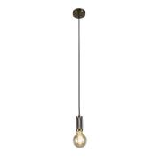 Bowie 1 Light Gold Braided Cable Pendant Light In Antique Brass