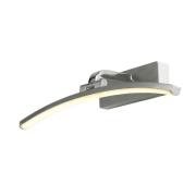 Santorini LED Picture Light Small In Satin Silver And Chrome