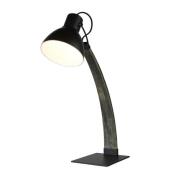 Nanna Ash Wood Table Lamp In Matt Black