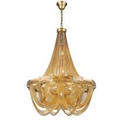 Notting 10 Light Hill Statement Pendant Light In Brass