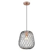 Moorgate Metal Pendant Light Medium In Antique Copper