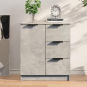 Anaheim Wooden Sideboard With 1 Door 3 Drawers In Concrete Grey