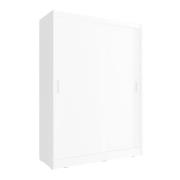 Waldorf Wooden Small Wardrobe With 2 Sliding Doors In Matt White