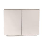 Decatur LED Wooden Sideboard With 2 Doors In Greige