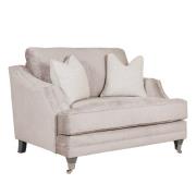 Enmore Velvet 2 Seater Sofa With 2 Scatter Cushions In Mink