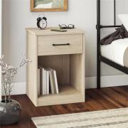 Barrie Wooden Bedside Cabinet With 1 Drawer In Light Oak