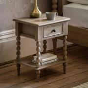 Arta Wooden Bedside Cabinet With 1 Drawer In Natural