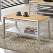 Alcor Wooden Coffee Table In Oak And Grey